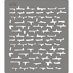 Трафарет "Старая стена" (LAE)