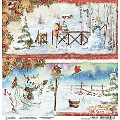 Бумага "Northern Lights. Snowmen" (Ciao bella)