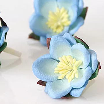 Цветок сакуры "Голубой двухтоновый" (Craft)