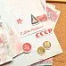 Набор высечек из бумаги "СССР. Олимпийский мишка", 34 шт (ScrapMania)