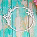 Украшение из чипборда "Рамка. Цветы" (ScrapКрым)