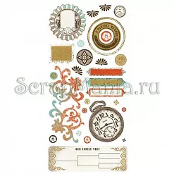 Набор наклеек "Винтаж" (Basic Grey)