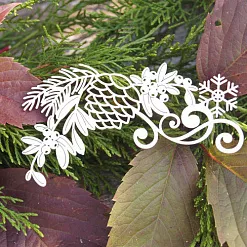 Чипборд "Новогодний декор 11", 10,2х6,1 см (LeoMammy)