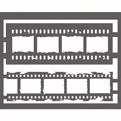 Трафарет "Кинопленка" (LAE) Трафарет "Кинопленка" (LAE)