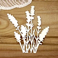 Украшение из чипборда "Кустик лаванды" (Просто небо) Украшение из чипборда "Кустик лаванды" (Просто небо)