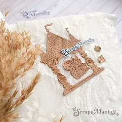 Нож "Русские сказки. Белочка", 6х9 см (ScrapMania) Нож "Русские сказки. Белочка", 6х9 см (ScrapMania)