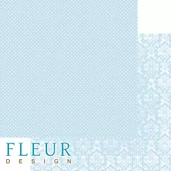 Набор бумаги 20х20 см "Шебби Шик Базовая 2.0", 12 листов (Fleur-design)