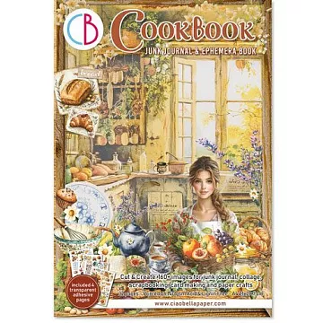 Набор бумаги А4 с наклейками "Cookbook. Для вырезания", 16 листов (Ciao bella) Набор бумаги А4 с наклейками "Cookbook. Для вырезания", 16 листов (Ciao bella)