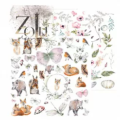 Бумага "Forest dream 7" (Zoju) Бумага "Forest dream 7" (Zoju)