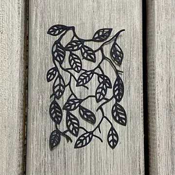 Нож "Фоновый. Листья", 7х11 см (ArtScrap)