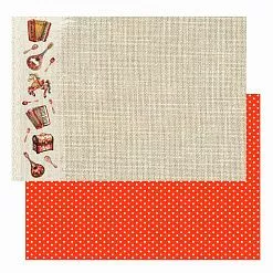Набор бумаги А4 "Русские традиции", 7 листов (Scrapmama)