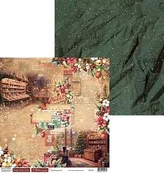 Бумага 30х30 см "Праздник из детства. Лист 4" (Scrapodelie)