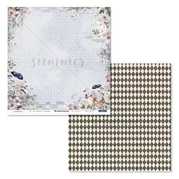 Бумага 30х30 см "Воображариум. Всё страньше и страньше" (Summer studio) Бумага 30х30 см "Воображариум. Всё страньше и страньше" (Summer studio)