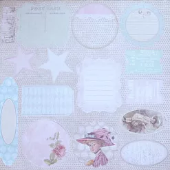 Набор высечек 30х30 см "Это жизнь" (Melissa Frances)