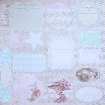 Набор высечек 30х30 см "Это жизнь" (Melissa Frances)