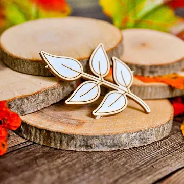 Чипборд "Веточка ясеня", 5х3,3 см (WoodHome)