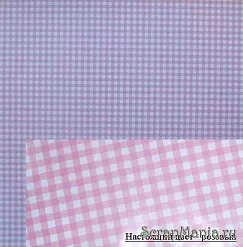 Бумага "Красная клетка" (Rayher)