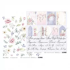 Бумага 30х30 см "Just You And Me. Карточки/Cards" (PaperBlonde) Бумага 30х30 см "Just You And Me. Карточки/Cards" (PaperBlonde)