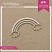 Украшение из чипборда "Радуга 2" (ScrapКрым)