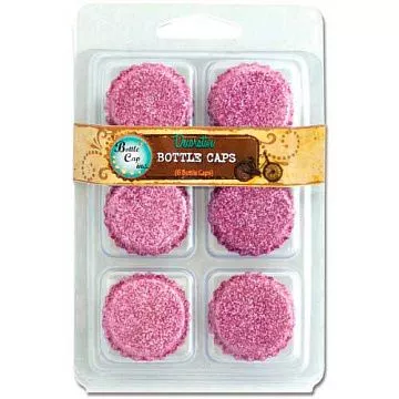 Набор декоративных крышек "Розовые" (Bottle Cap inc.)