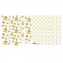 Бумага 15х15 см "Маленькое счастье. Детские игрушки" (АртУзор)