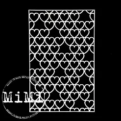 Украшение из чипборда "Фоны. Сердца" (MiMi Design)
