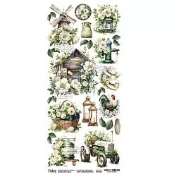 Бумага 13х28 см "Идиллия - 4. Лист для вырезания" (Fantasy) Бумага 13х28 см "Идиллия - 4. Лист для вырезания" (Fantasy)