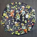 Набор тканевых высечек "СуперБабушка", 42 шт (ScrapMania)