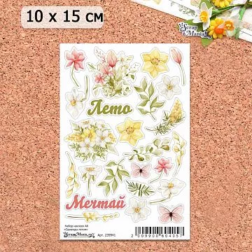 Набор наклеек А6 "Однажды летом" (ScrapMania)