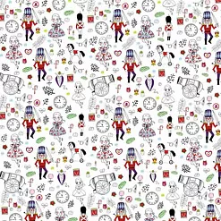 Набор бумаги 30х30 см "Щелкунчик", 11 листов (Polkadot)