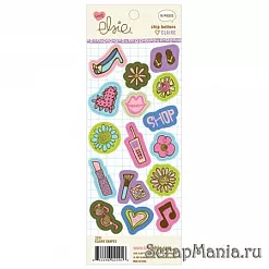 Набор пуговиц из чипборда "Claire shapes" (Ki Memories) Набор пуговиц из чипборда "Claire shapes" (Ki Memories)