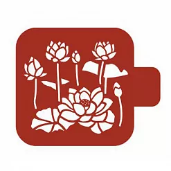 Трафарет "Модуль мини. Флора. Лотос" (Eventdesign) Трафарет "Модуль мини. Флора. Лотос" (Eventdesign)