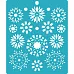 Трафарет "Цветочный калейдоскоп" (CraftStory) Трафарет "Цветочный калейдоскоп" (CraftStory)