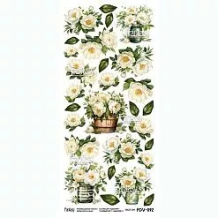 Тканевый лист 13х27 см "Идиллия 1" (Fantasy)