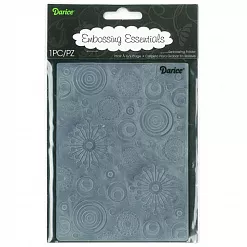 Папка для тиснения А6 "Ретро круги" (Darice)