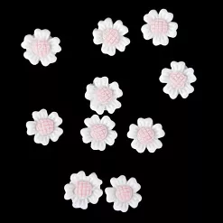 Акриловое украшение "Лютик", цвет белый (АртУзор) Акриловое украшение "Лютик", цвет белый (АртУзор)