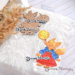 Нож "Русские сказки. Колобок и Лиса Патрикеевна", 6х7 см (ScrapMania) Нож "Русские сказки. Колобок и Лиса Патрикеевна", 6х7 см (ScrapMania)