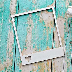 Украшение из чипборда "Рамочка. Сердечко" (ScrapКрым)