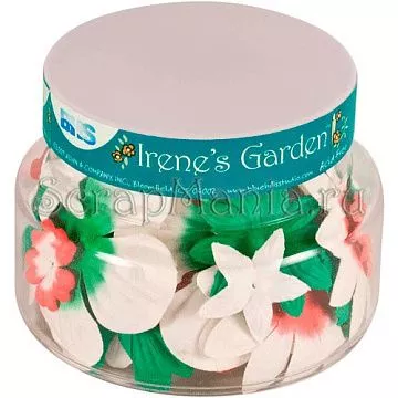 Цветы в банке, рождественские (Irene's Garden)