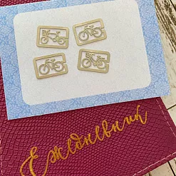 Набор скрепок "Велосипеды"