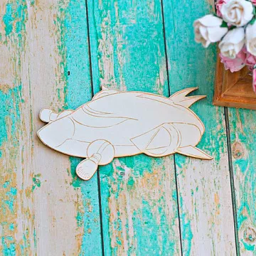 Украшение из чипборда "Космический корабль" (ScrapКрым)