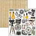 Набор бумаги 30х30 см "Modern Times", 12 листов (Ciao bella)