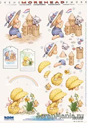 Аппликация бумажная вырубная "Отпуск", А4