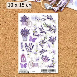 Набор наклеек А6 "Лавандовый вечер" (ScrapMania) Набор наклеек А6 "Лавандовый вечер" (ScrapMania)