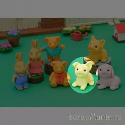 Ластик "Желтая собачка" (Iwako)