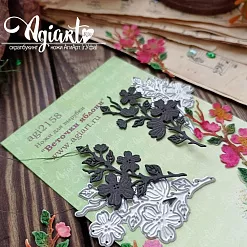 Нож "Веточки яблони", 6,6х3 см (AgiArt)