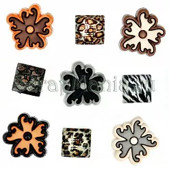 Набор пуговиц "Модное сафари" (Dress It Up) Набор пуговиц "Модное сафари" (Dress It Up)