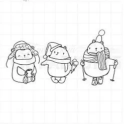 Штамп "Три медведя", 5 см (Скрапклуб)