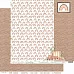Бумага 30х30 см "Детская Бохо. Паровозик" (Scrapmama)