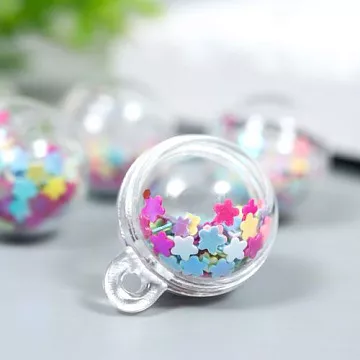 Набор акриловых украшений "Шар. Цветочки", 2 шт (АртУзор)